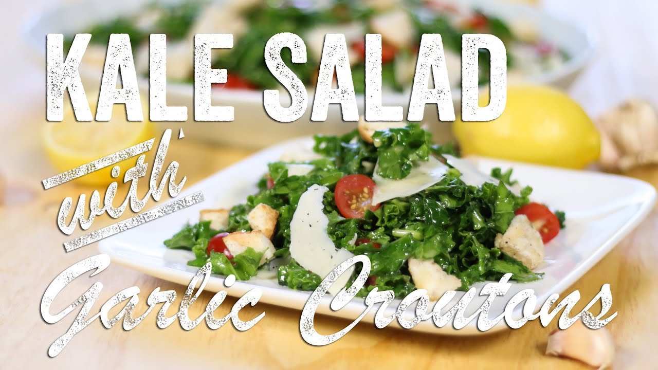 Kale Salad with Garlic Croutons Recipe: Bits & Pieces - Season 1, Ep. 5