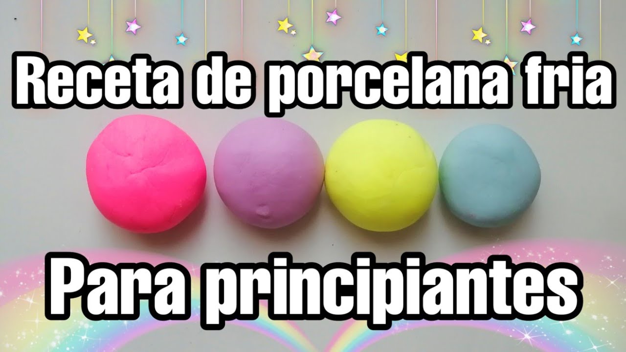 COMO HACER PORCELANA FRIA- RECETA PARA PRINCIPIANTES