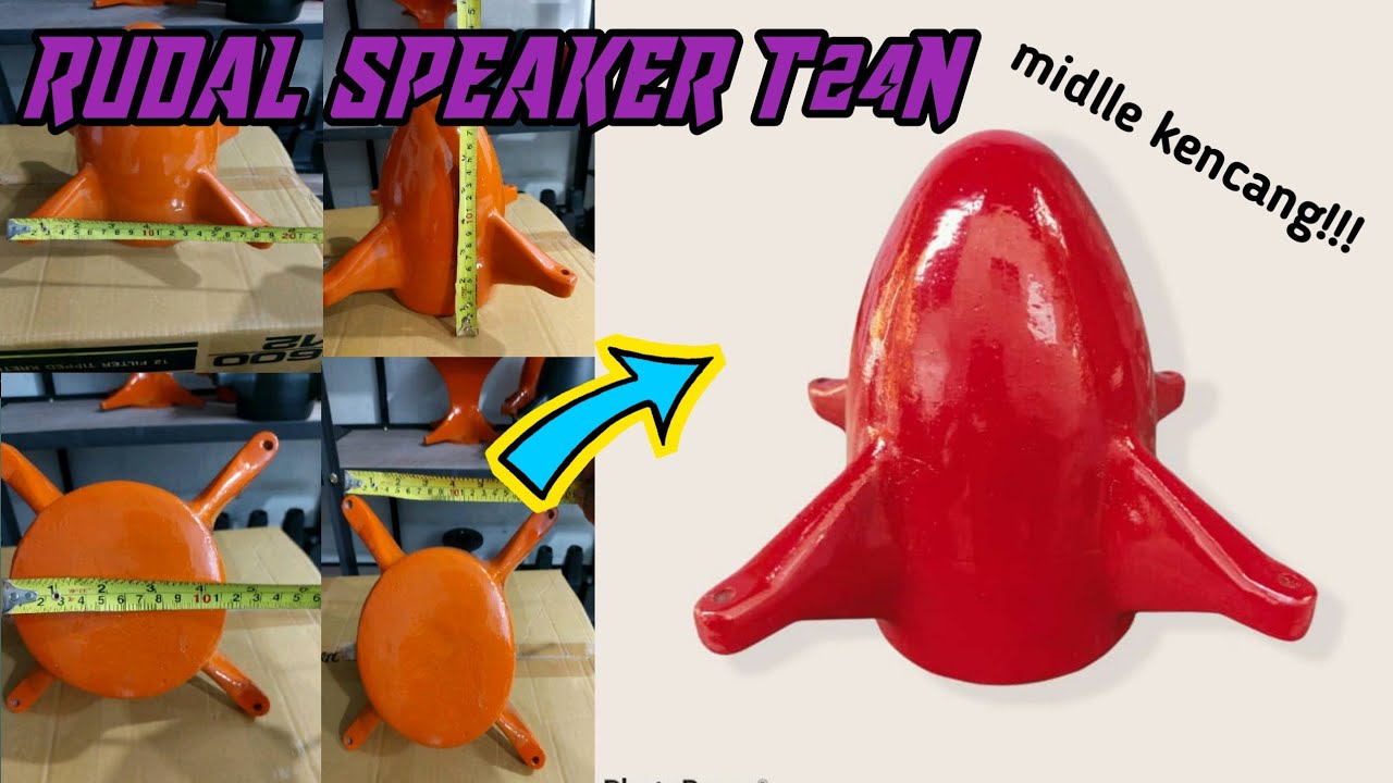 RUDAL speaker memper kencang suara midlle II rudal speaker t24n!!!