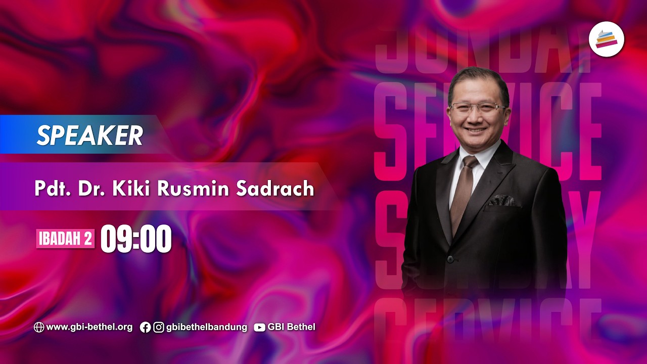 Pdt. Dr. Kiki Rusmin Sadrach (Mekarwangi 09.00)
