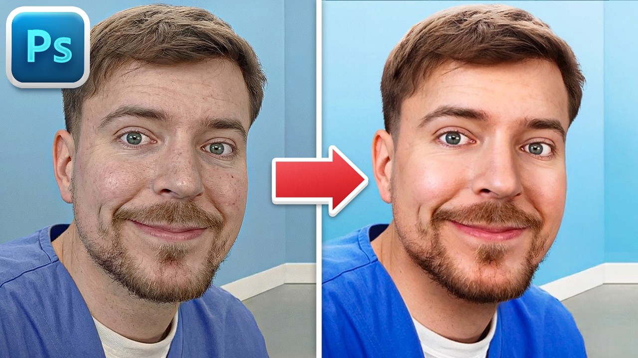 Как редактировать лица на миниатюрах, как у MrBeast (ЛЕГКО)