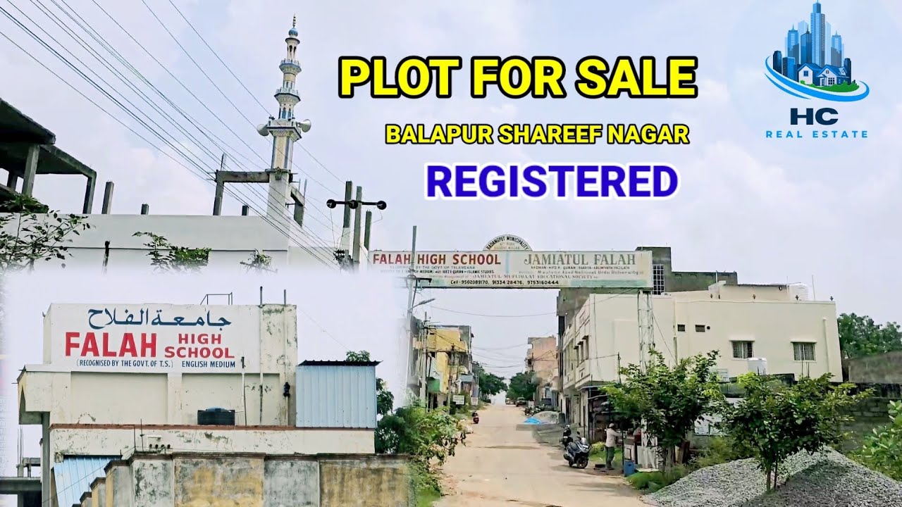plot for sale in balapur mallapur Rci road Hyderabad plot for sale in Shareef Nagar Rci Road|
