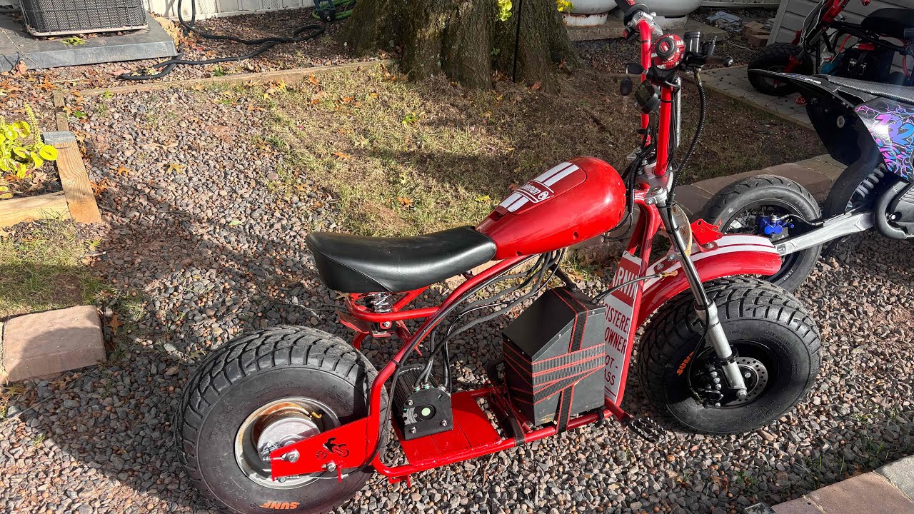 Perkiomen trail on the 72v mototec pro and the custom Coleman ct100u with 72v battery and krv5 !