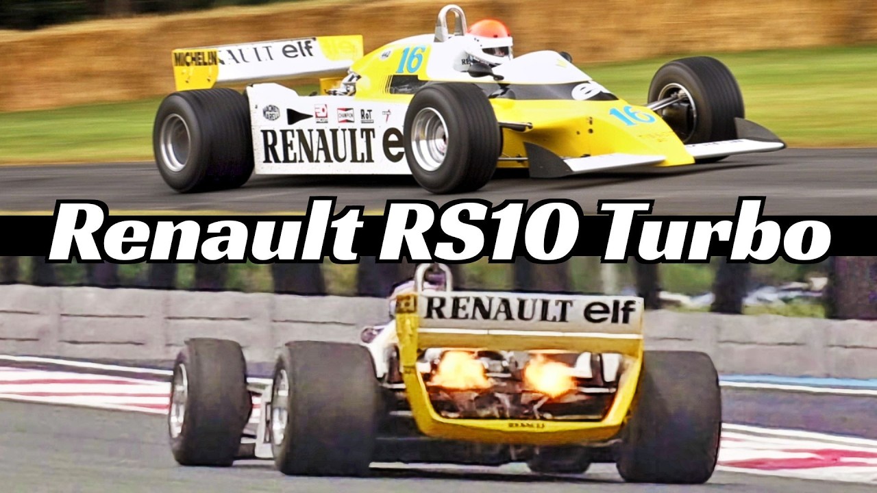 1979 Renault RS10 F1 TURBO Era, Renè Arnoux & Victor Jabouille, GP de France Historic & Goodwood FOS