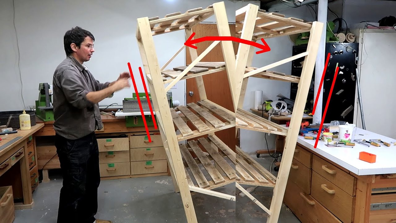 Полка настолько жесткая, что качается