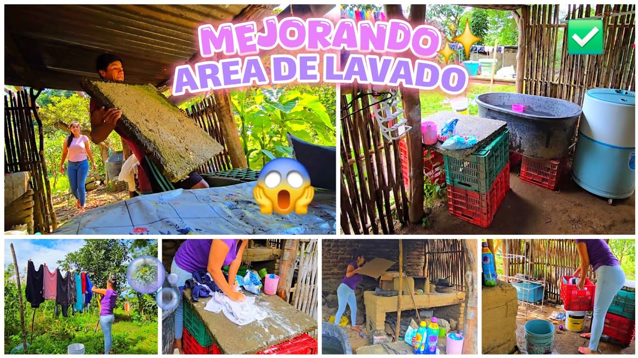 CAMBIO TOTAL EN MI AREA DE LAVADO 🫧✅️ Movi Todo 😱 Limpiando y Organizando ✨️ Dia de Lavado a Mano 😊