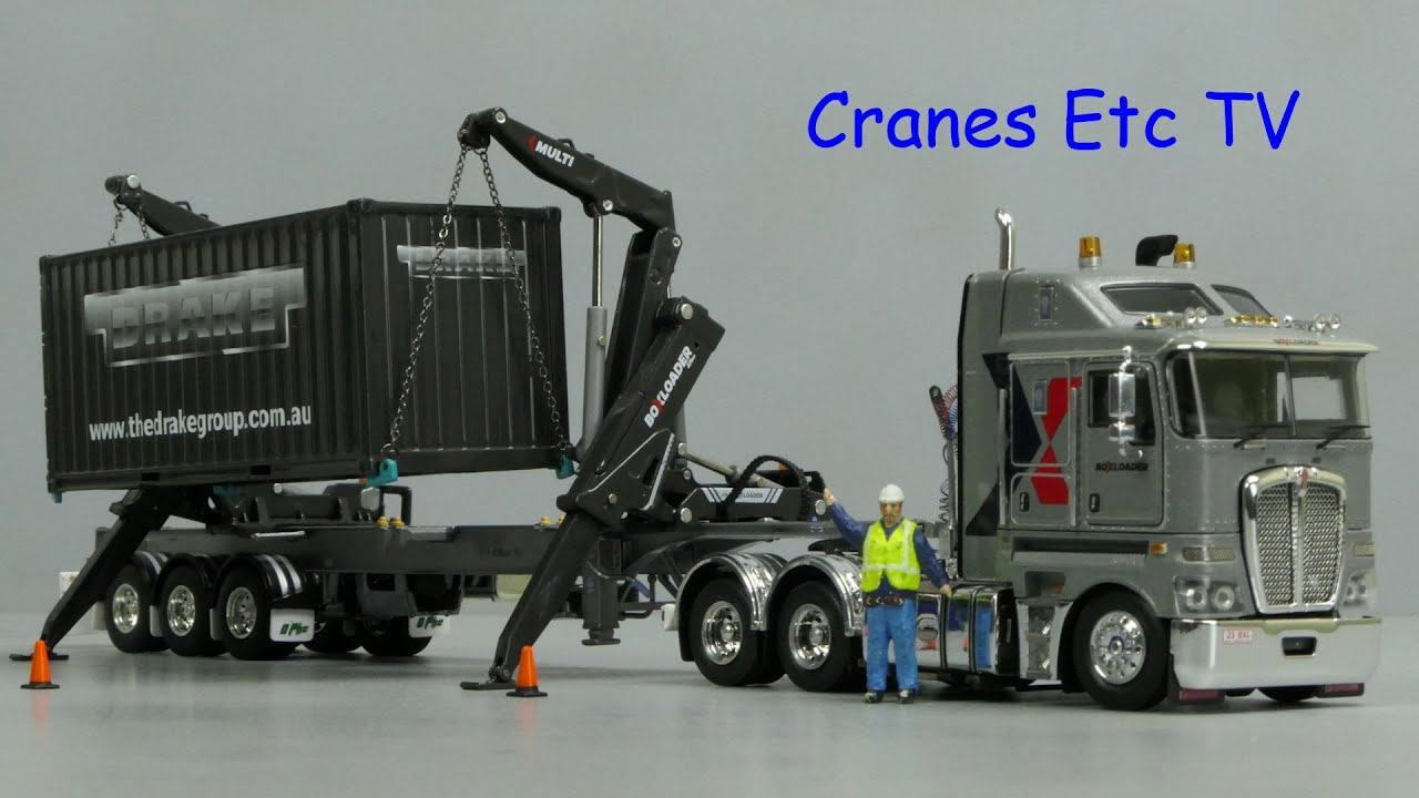 Kenworth K200 + BoxLoader Trailer от Drake Collectible от Cranes Etc TV