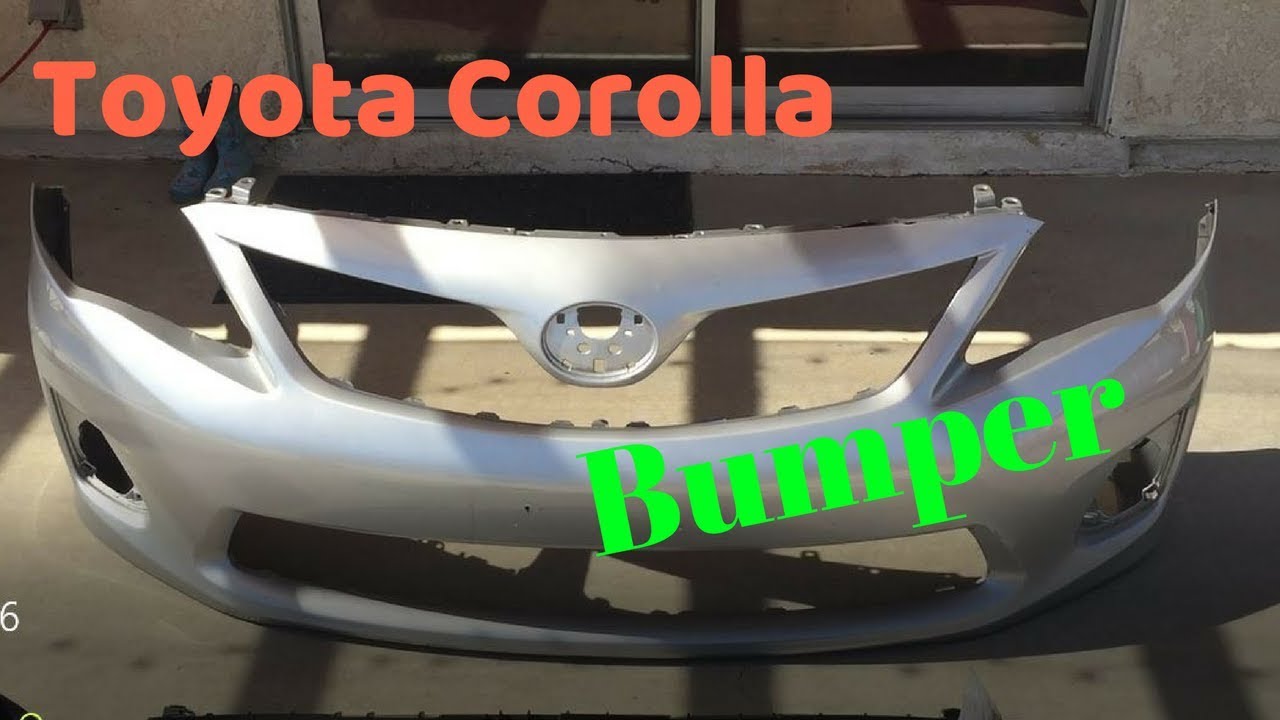 2011 Toyota Corolla Instalar Cobertura Parachoques