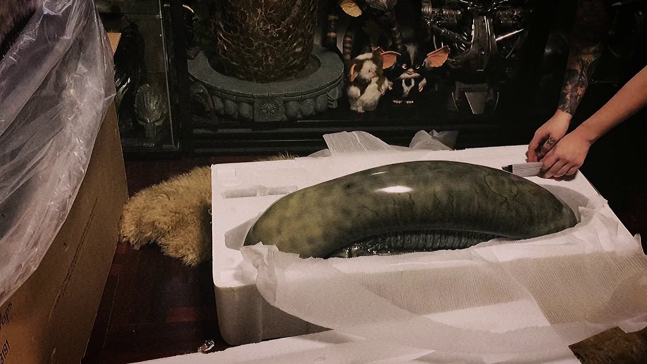 Unboxing ! Alien Covenant  Life-Size Head Prop Replica by CoolProps