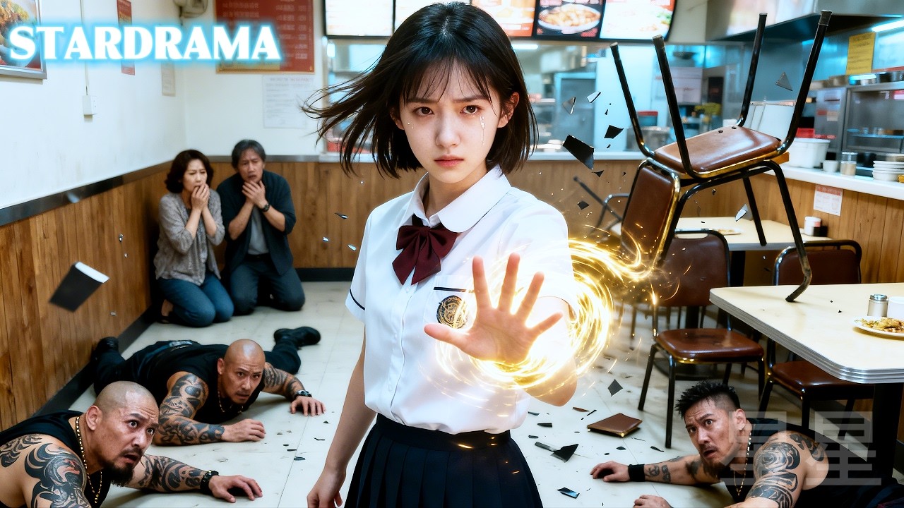 打工小妹第一天上班被欺負，怎料她是隱藏身份的魔女，用異能幹翻黑幫，從此逆轉人生！ #短劇 #逆襲 #星星追劇