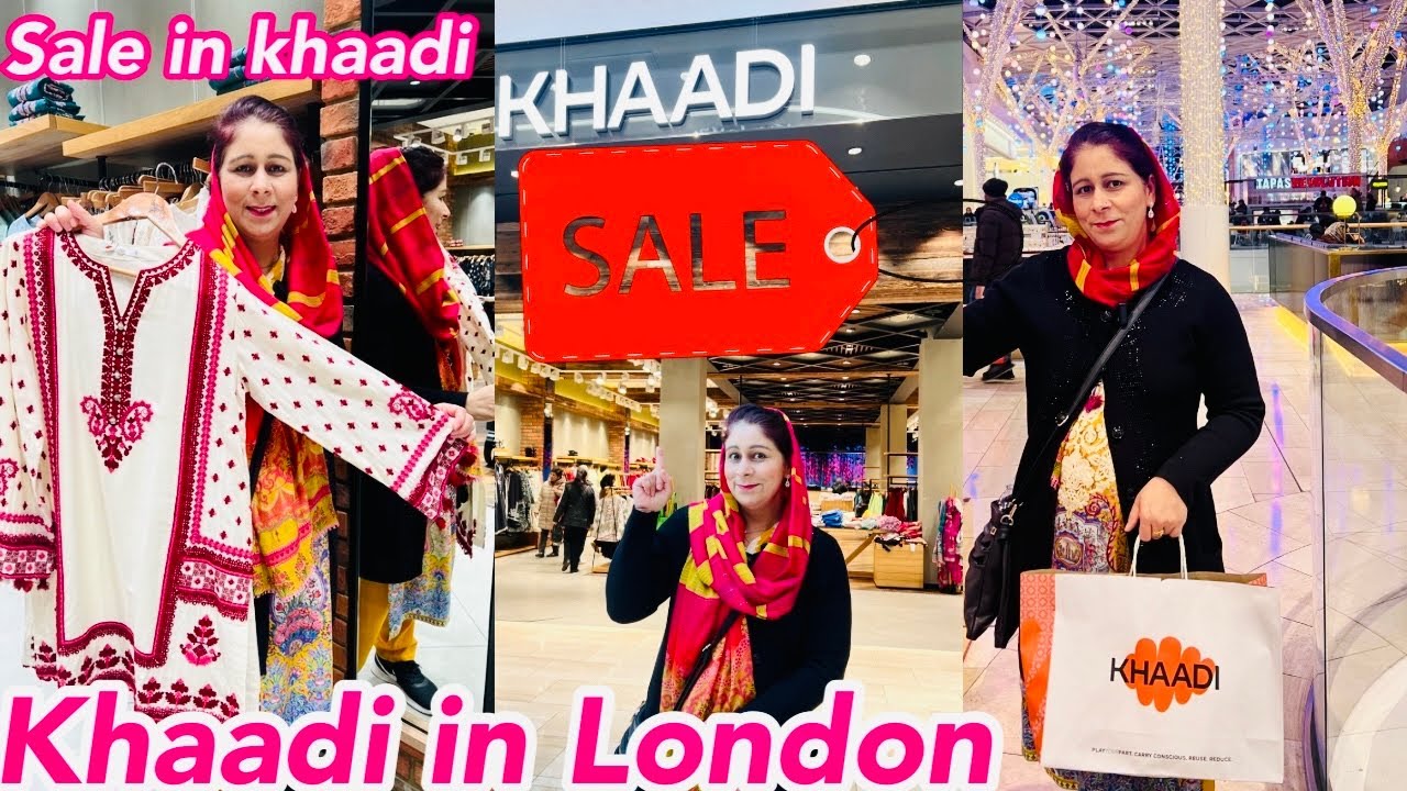 Pakistani Khaadi in London | Come With Me To Westfield | London | Today We Went To Khaadi In London