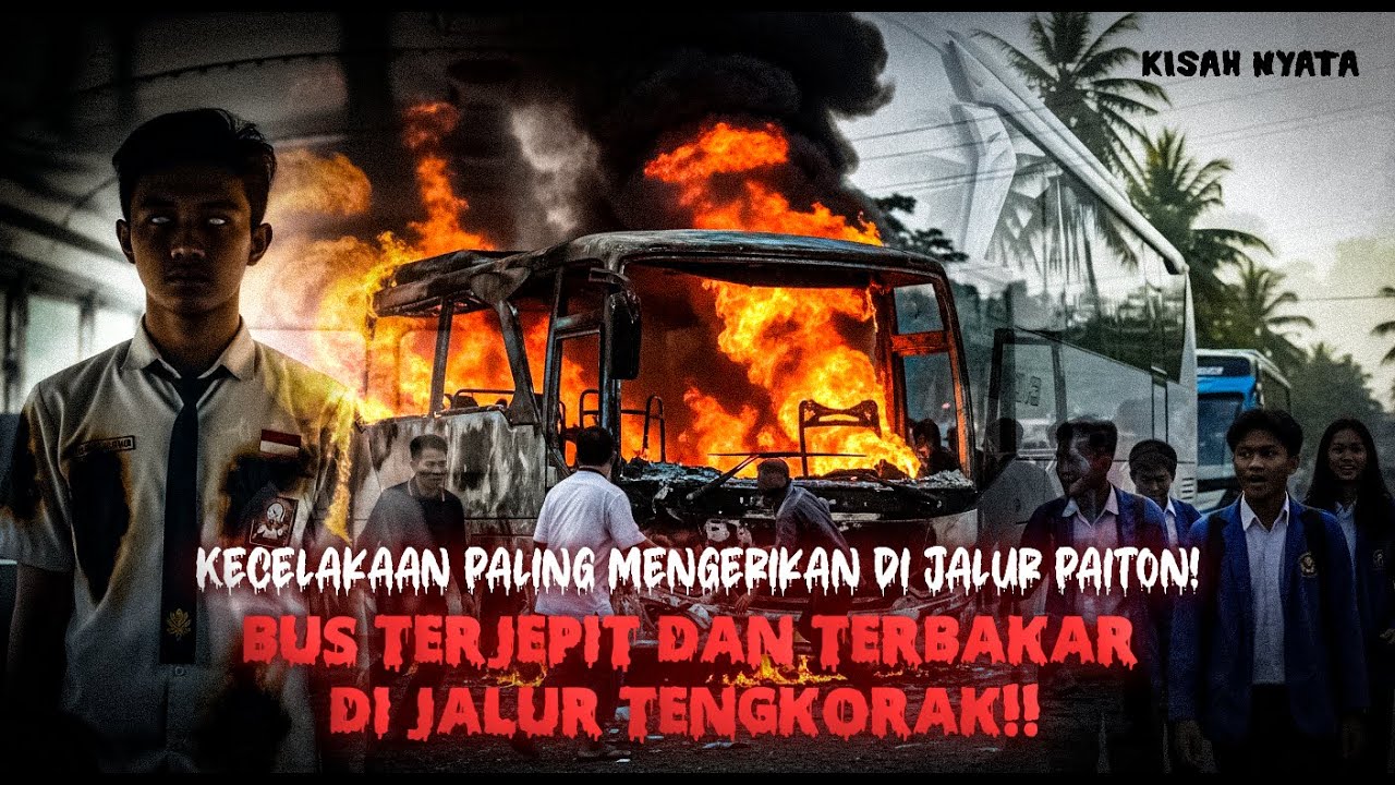 Bus Ini Terjepit dan Terbakar di Jalur Tengkorak... Tapi Arwahnya Masih Ada di Sini!