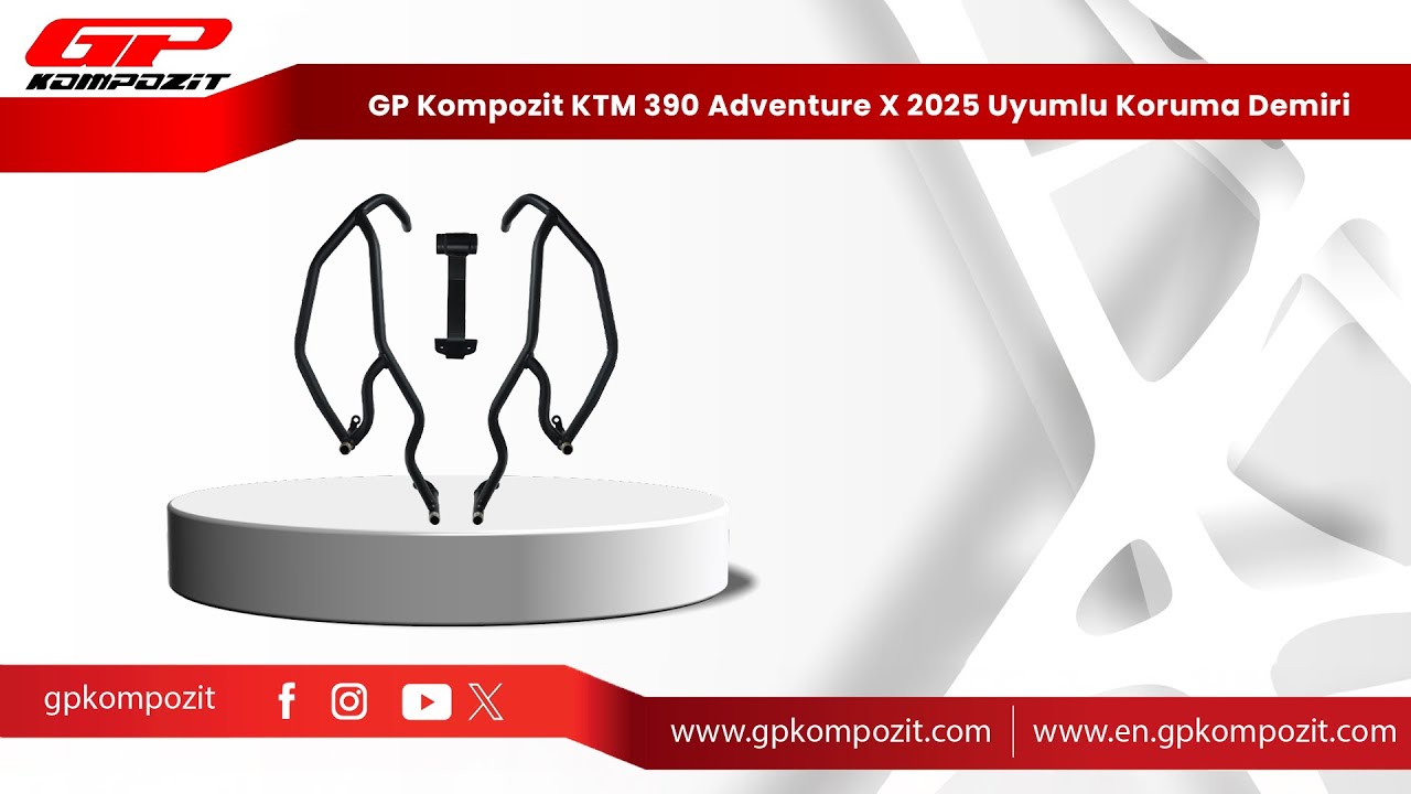 GP Kompozit KTM 390 Adventure X 2025 Uyumlu Motor Koruma Demiri Montajı