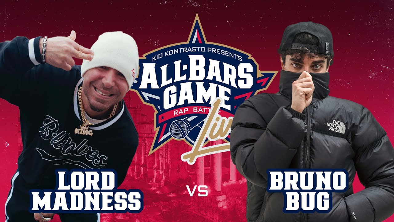 LORD MADNESS vs BRUNO BUG - All Bars Game LIVE 29/03/2025 Zoobar (ROMA)