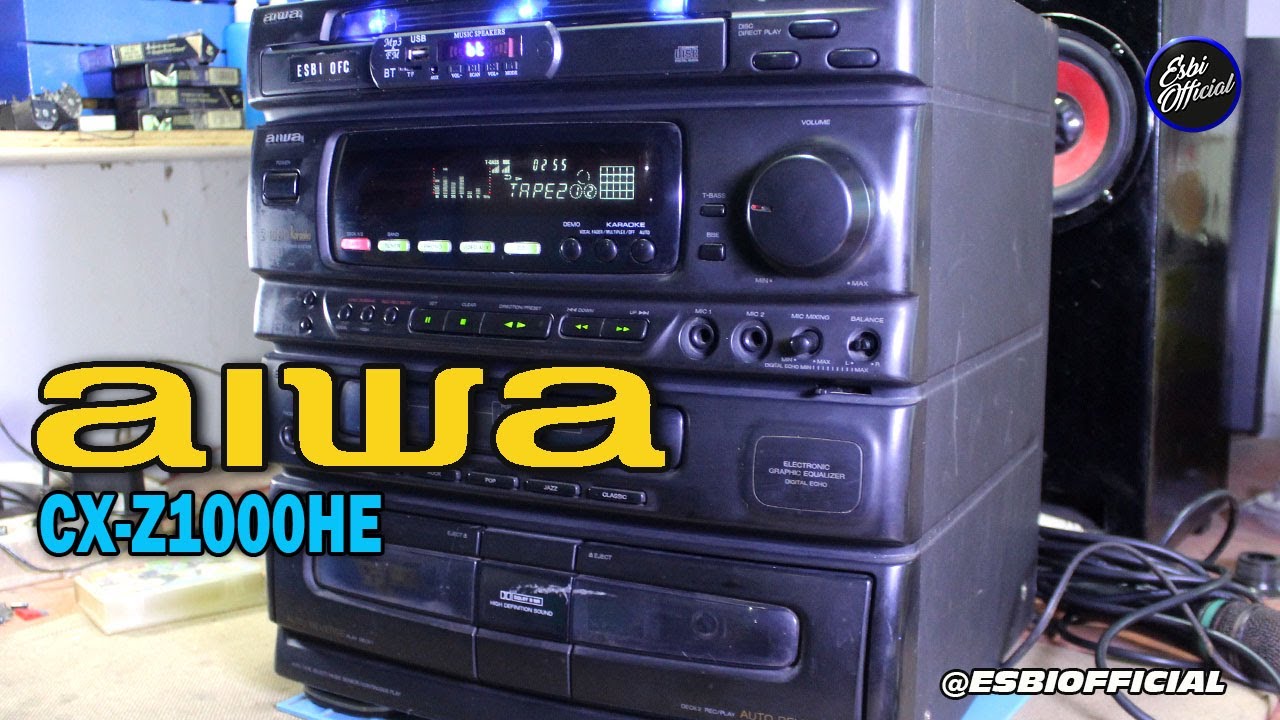 AIWA CX-Z1000HE Аудио CD-плеер с радиоприемником || T-Bass & BBE - Модификация и реставрация