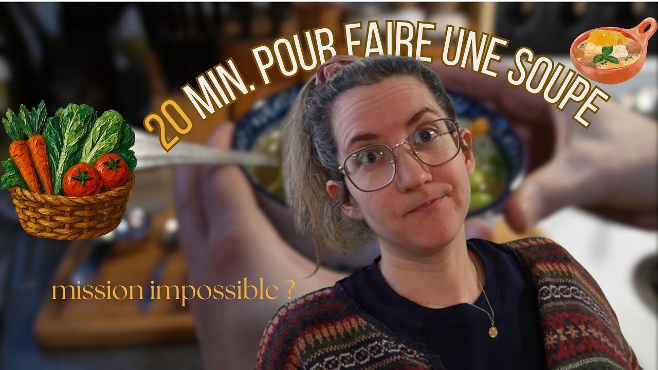 J'improvise une soupe 🥣 vide-frigo en 20 minutes 😱 SANS RECETTE