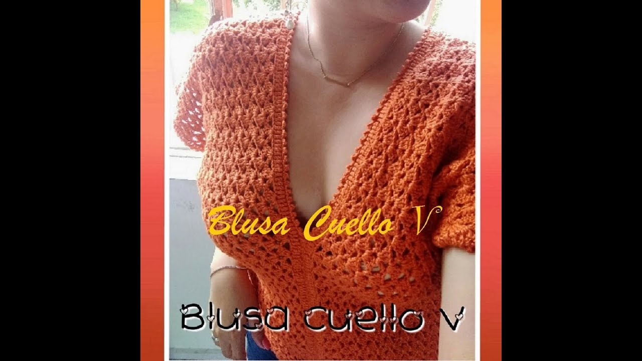 Blusa cuello V 