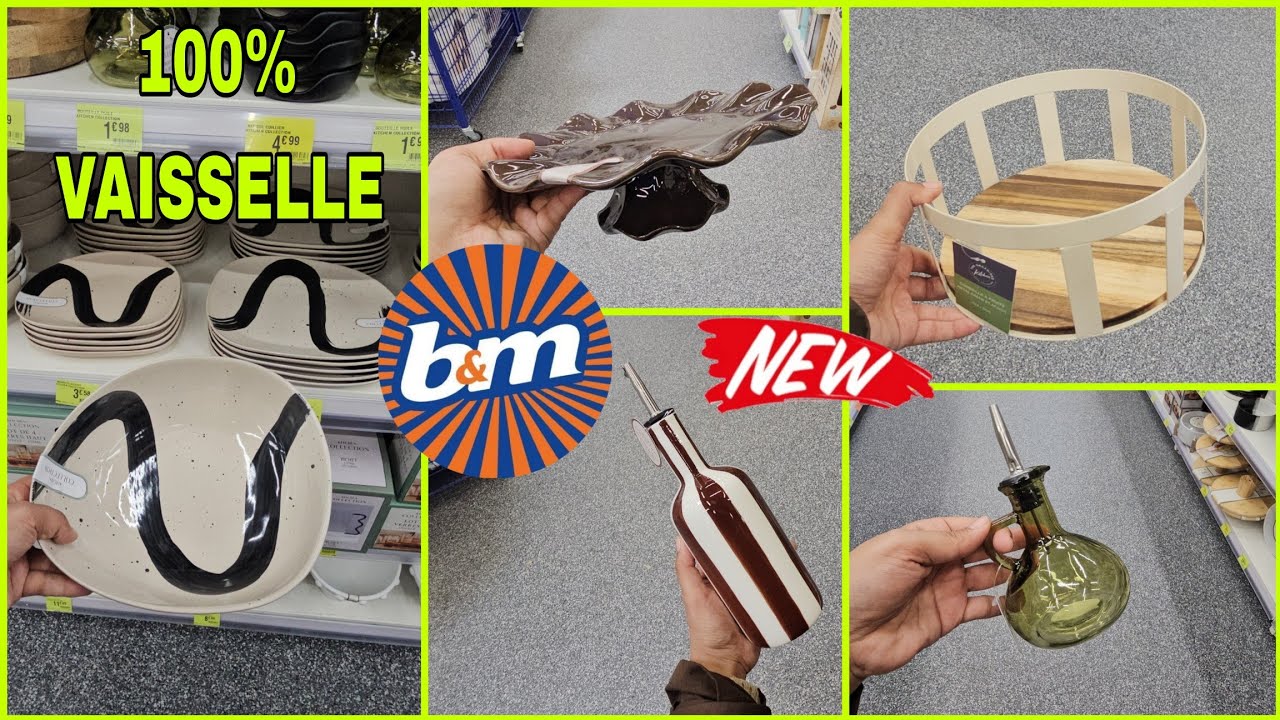 🔥B&M ARRIVAGES 100% NEWS VAISSELLE 3 avril 2026 #b&m #arrivagesb&m #bonplanb&m #nouveaut&eacute;sb&m 