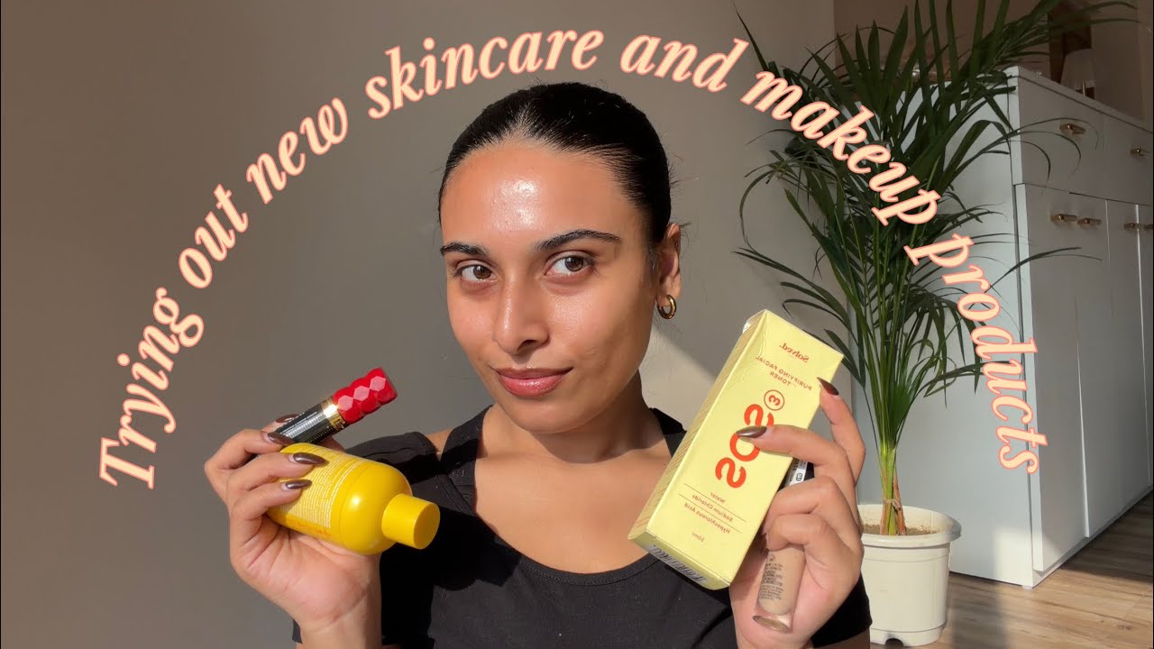 Reviewing new skincare and makeup products i received as PR✨🌻