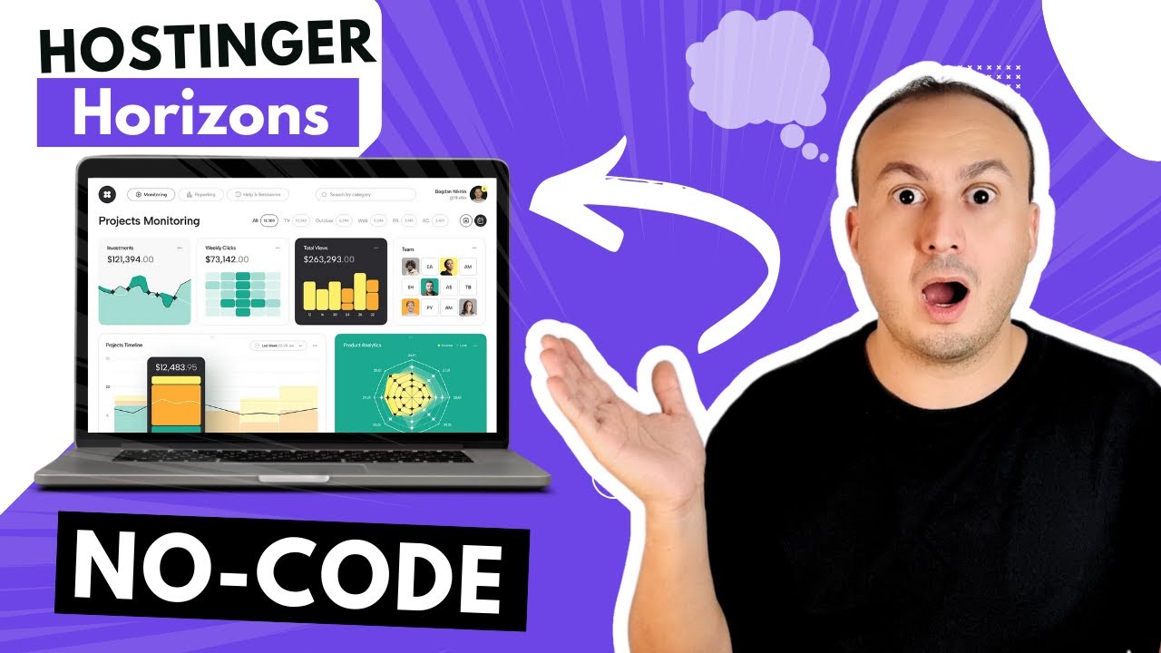 Hostinger Horizons: Ton Application Web (SaaS) prête en 1 Vidéo ! 🚀 (Débutant accepté) COURS GRATUIT