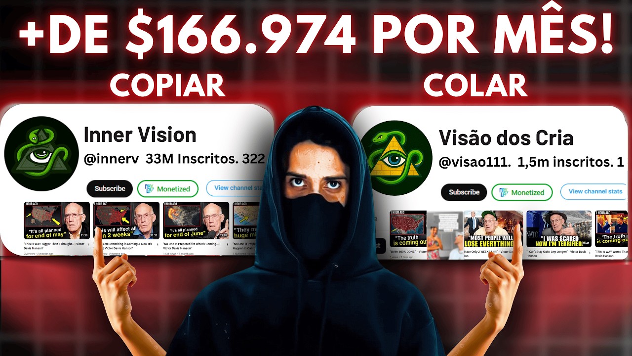 Como Clonei Com IA um Canal Dark Da Gringa Que Faz $100K/M&ecirc;s