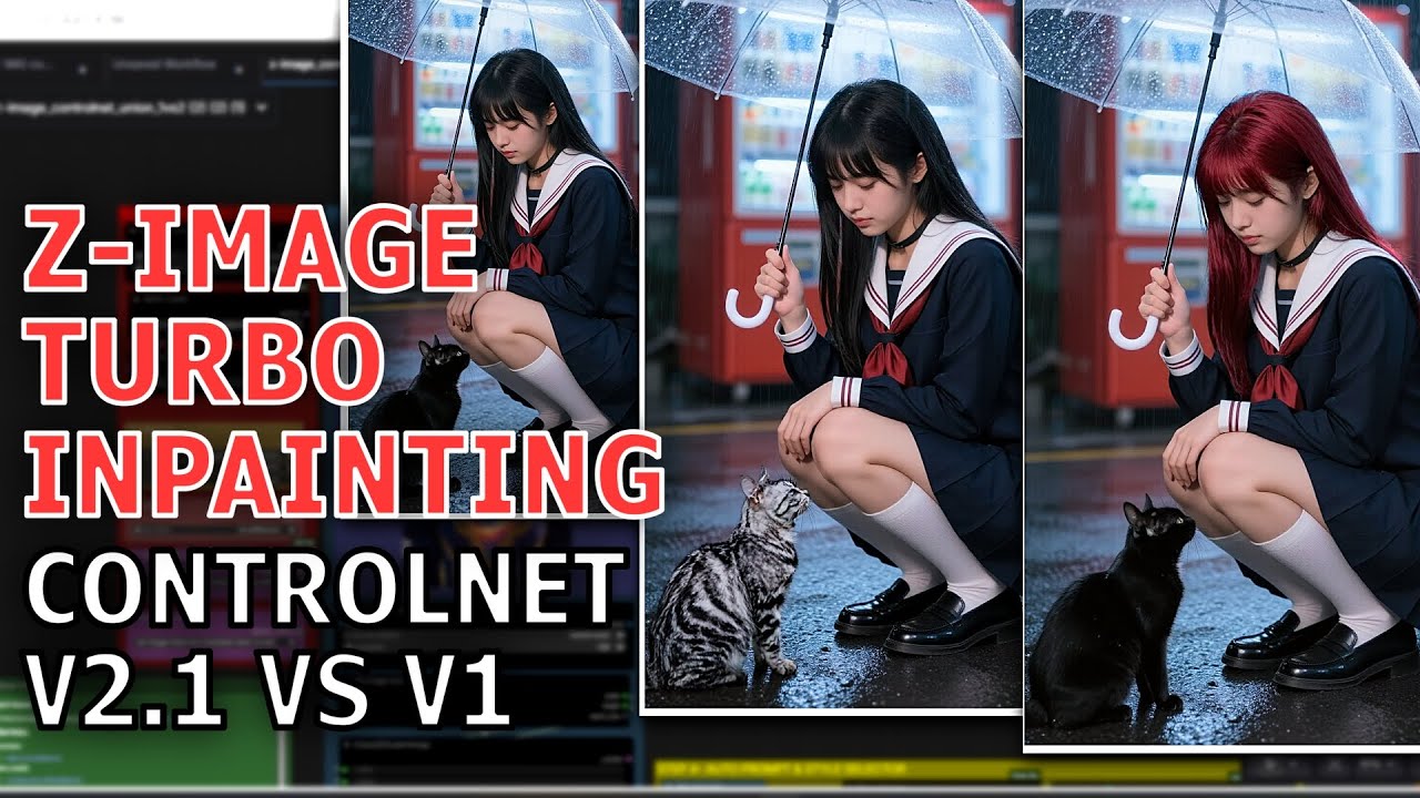 Учебное пособие по ComfyUI: тестирование Z Image Turbo CONTROLNET V2.1 #comfyui #comfyuitutorial ...