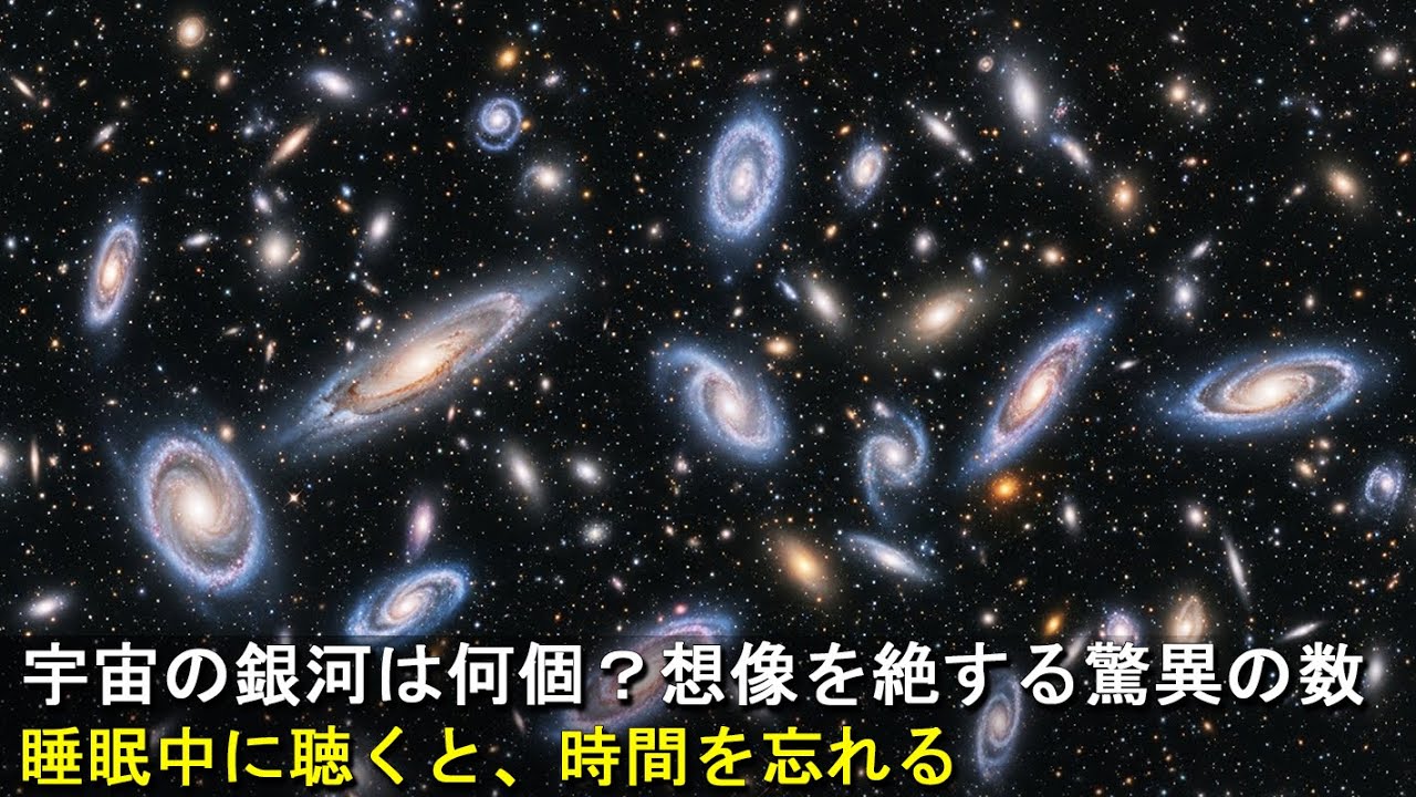 [睡眠ドキュメンタリー] 私たちの宇宙には、いくつの銀河が存在するのでしょうか？