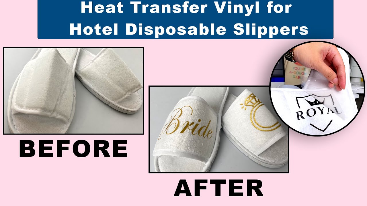 Heat Transfer Vinyl for Hotel Disposable Slippers