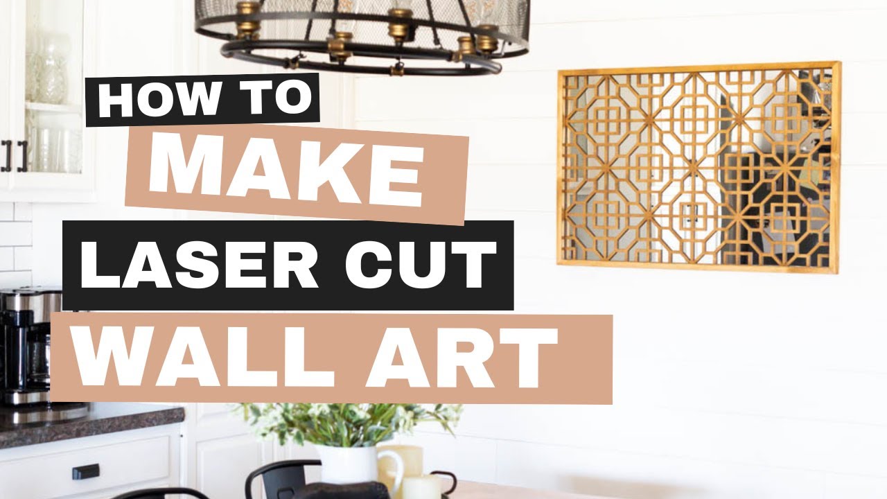 Laser Cut Mirrored Wall Art