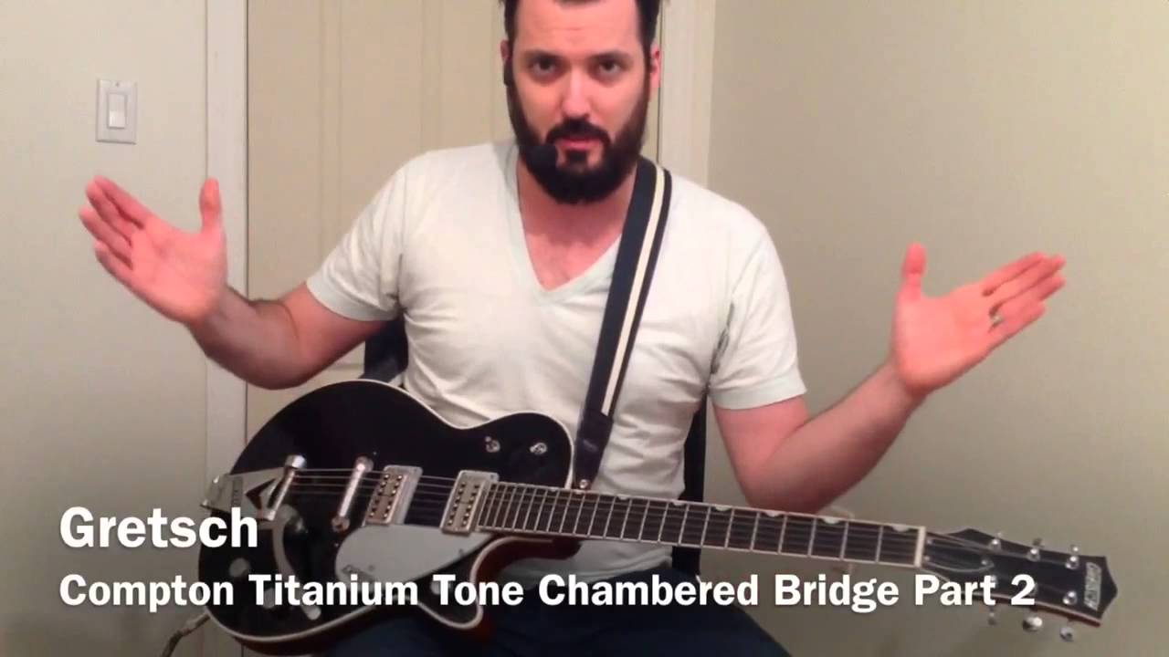 Gretsch Duo Jet Before and After Compton Bridge Upgrade
