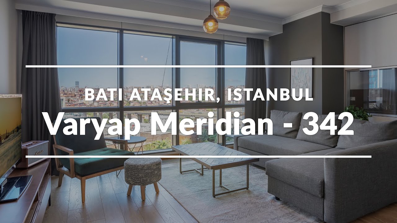 Istanbul Apartment Tour | Furnished One-Bedroom Apartment in Bati Atasehir, Istanbul