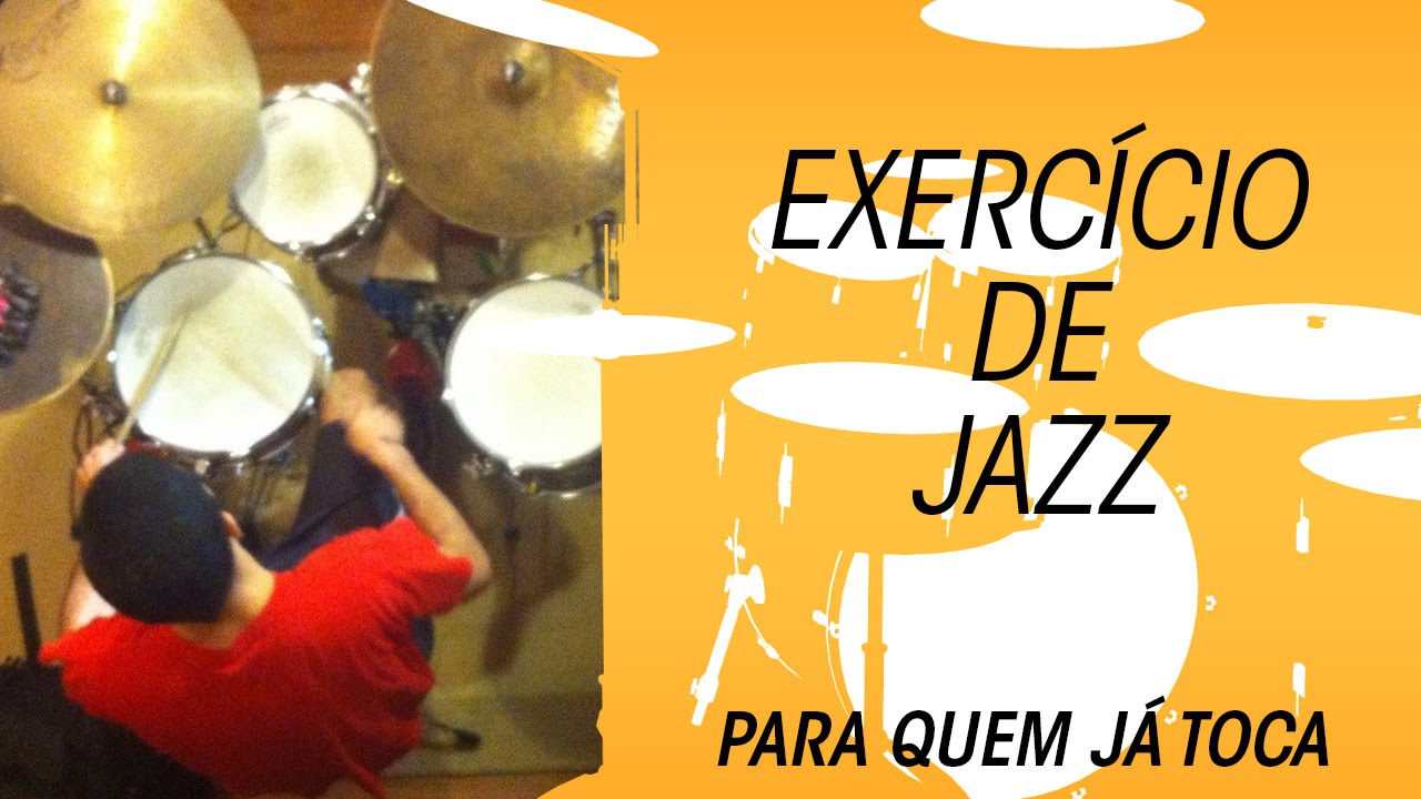 Exercício de independência das mãos: jazz (aula de bateria)