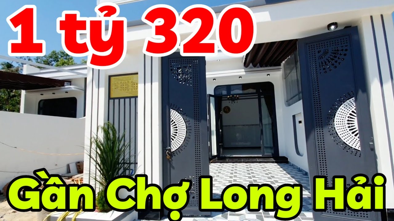 Nhà đẹp đường 32 Ngô Quyền 3 phòng ngủ giá 1 tỷ 320 triệu gần Chợ Long Hải phường Long Hoa Tây Ninh