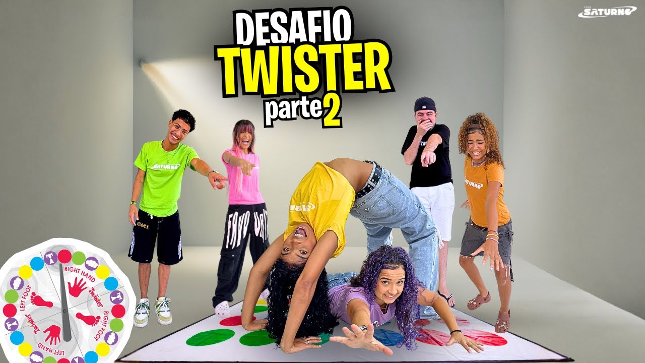 DESAFIO TWISTER (PARTE 2) *Eles levaram muito a sério!