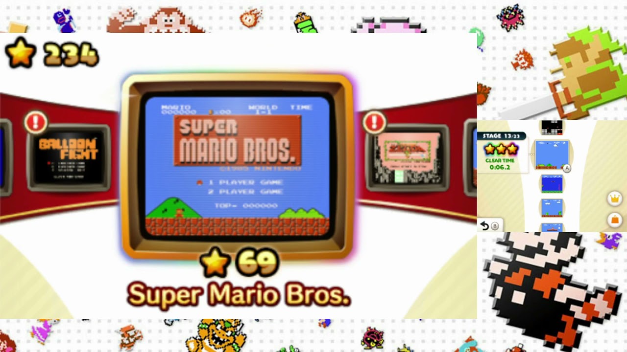 Ultimate NES Remix: Super Mario Bros. Stages Compilation (All WR times)
