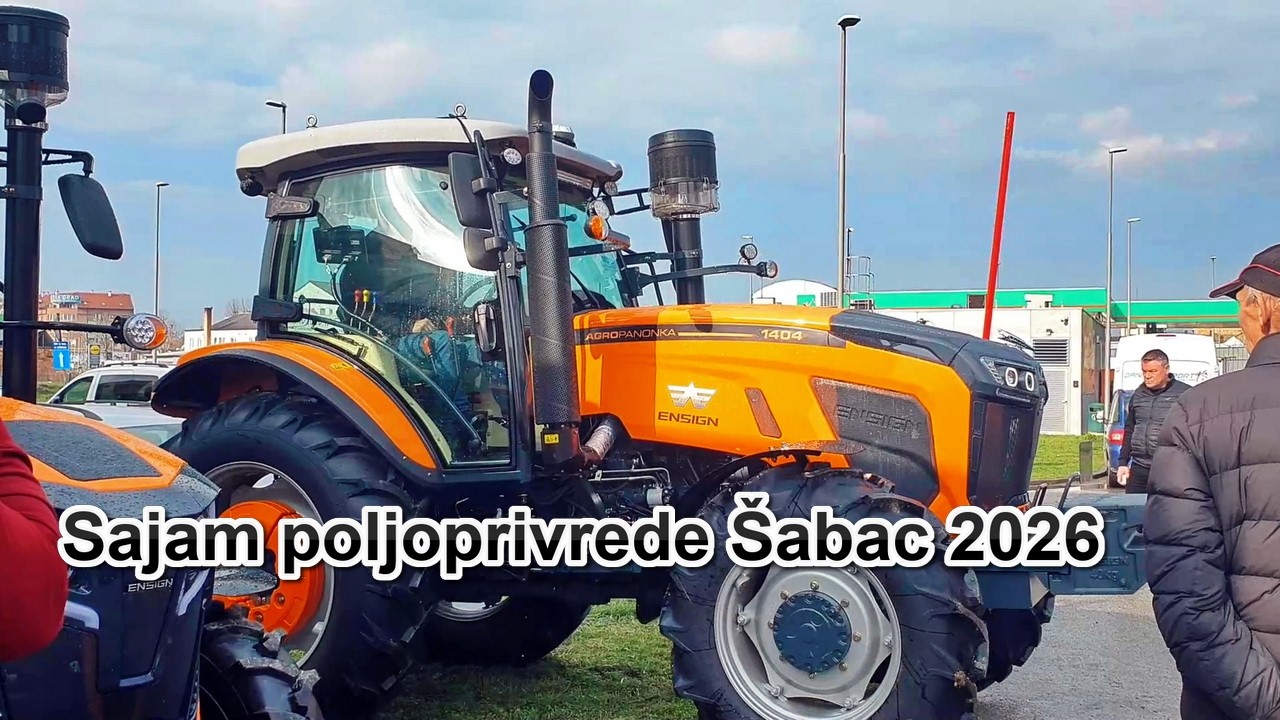 Traktori ⚡ Poljoprivredni sajam Šabac