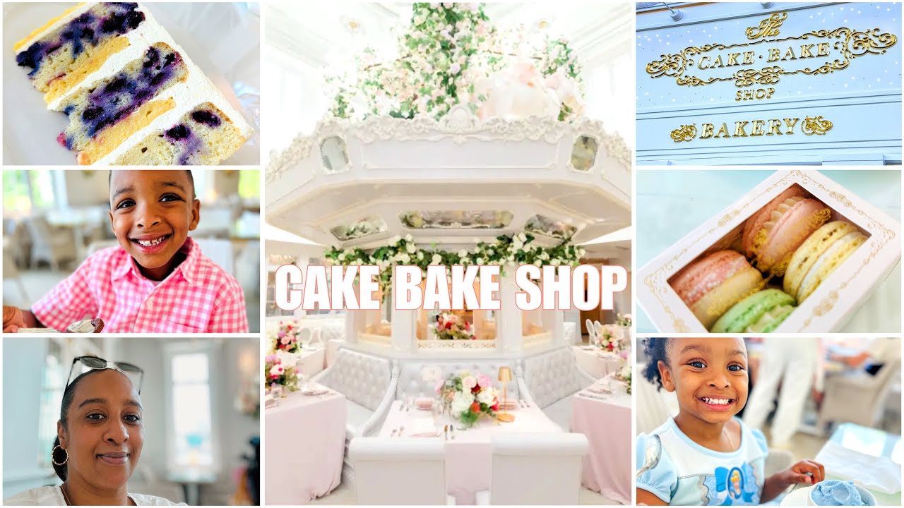 FIRST TIME TRYING CAKE BAKE SHOP DISNEY | CHICKEN ANDOUILLE SAUSAGE GUMBO | LEMON BLUEBERRY CAKE
