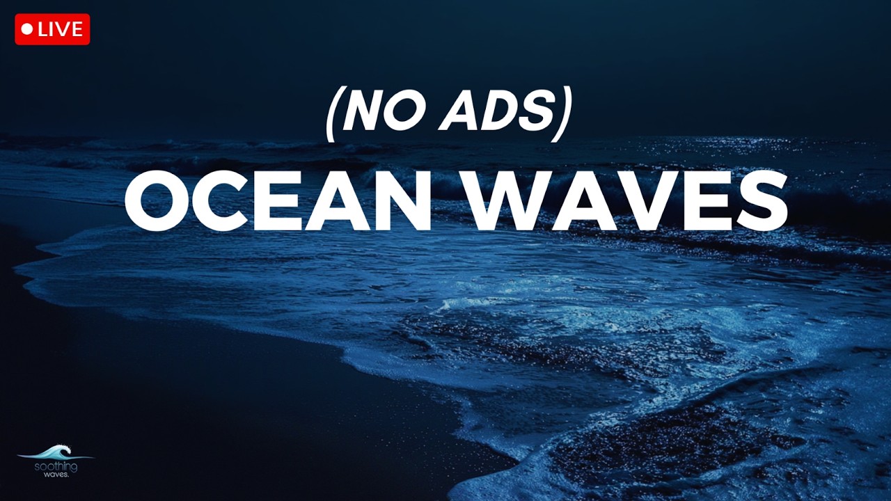 🔴 Ocean Waves for Deep Sleep | Ocean Sounds For Deep Sleeping With A Dark Screen And Rolling Waves