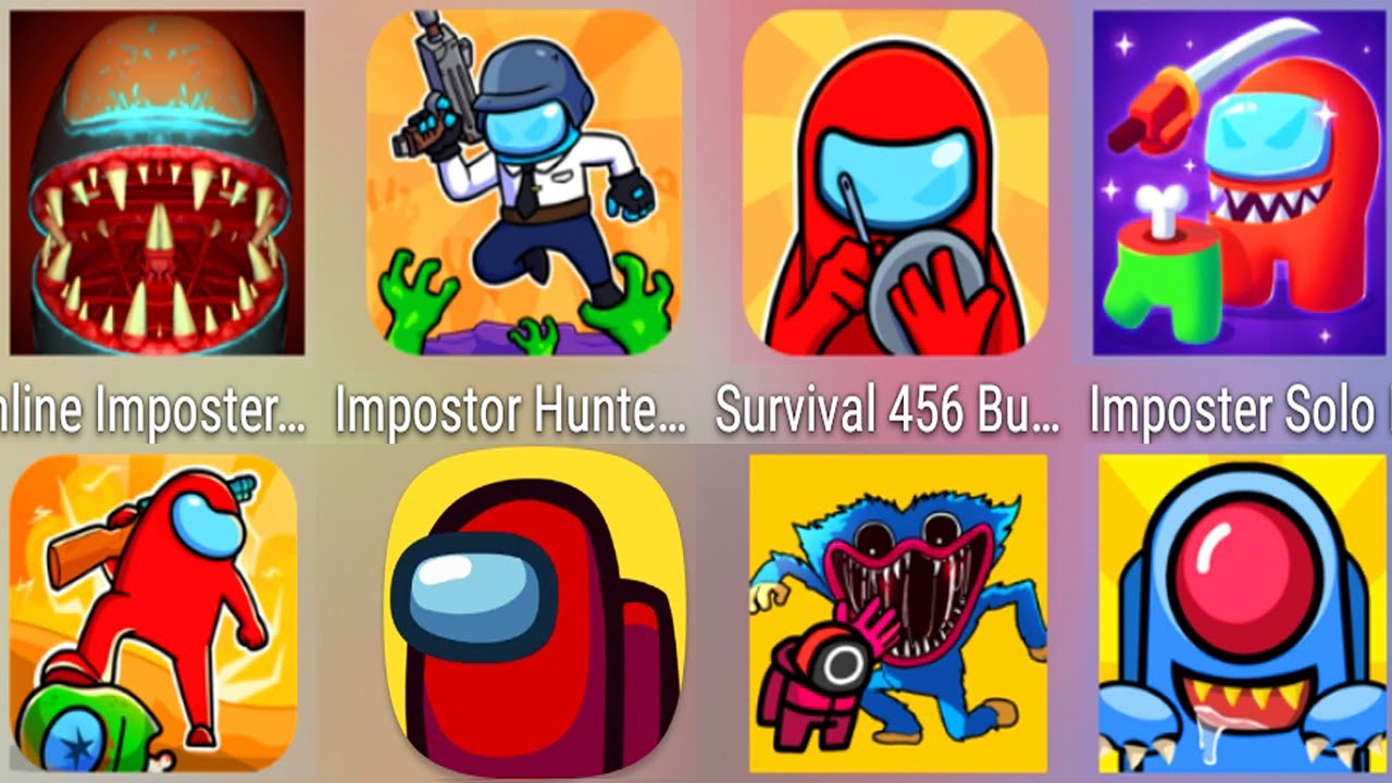 Impostor Hunter,Online Imposter 3D,Imposter Solo Kill,Among Us,Impostors vs Zombies,Imposter Squid