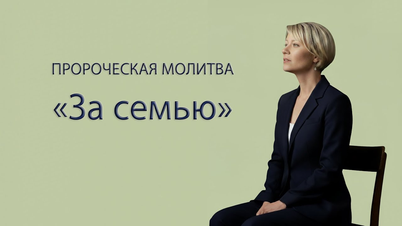 Пророческая молитва за семью