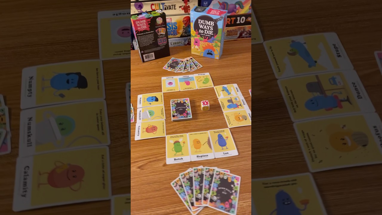 Dumbbb ways to dieee 🎶😵 #boardgames #tabletopgames #cardgames #gamenight
