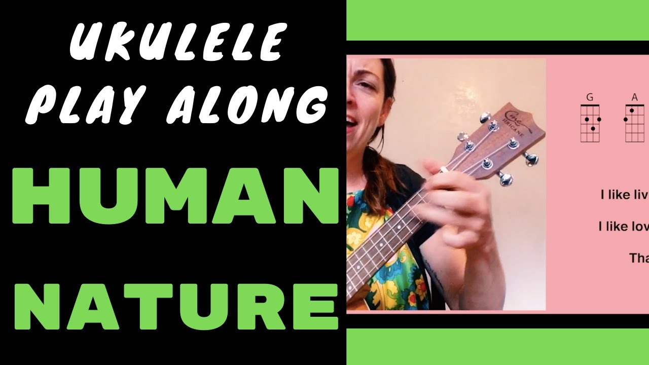 HUMAN NATURE Ukulele Chords Play Along Michael Jackson PDF
