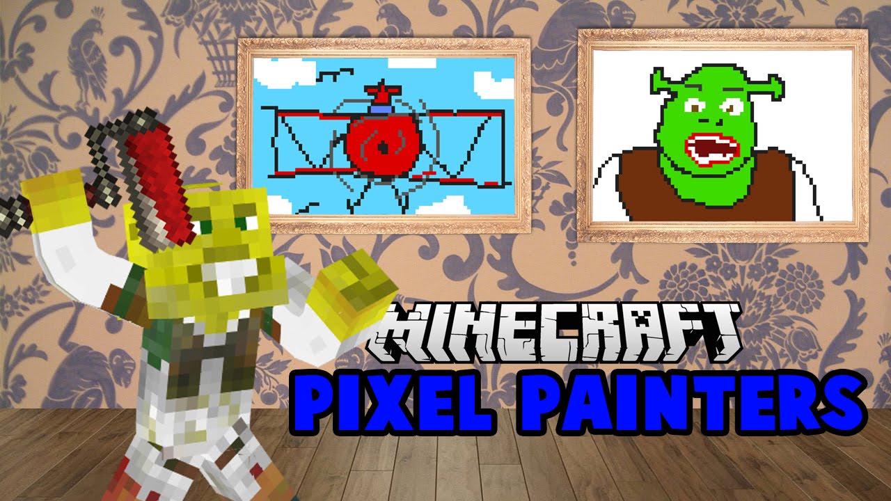 SHREK & AEROPLANES! | MC Pixel Painters!