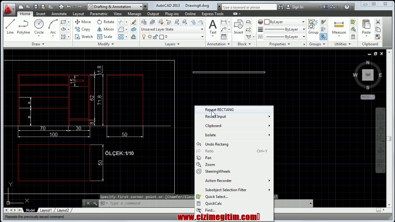 autocad copy komutu
