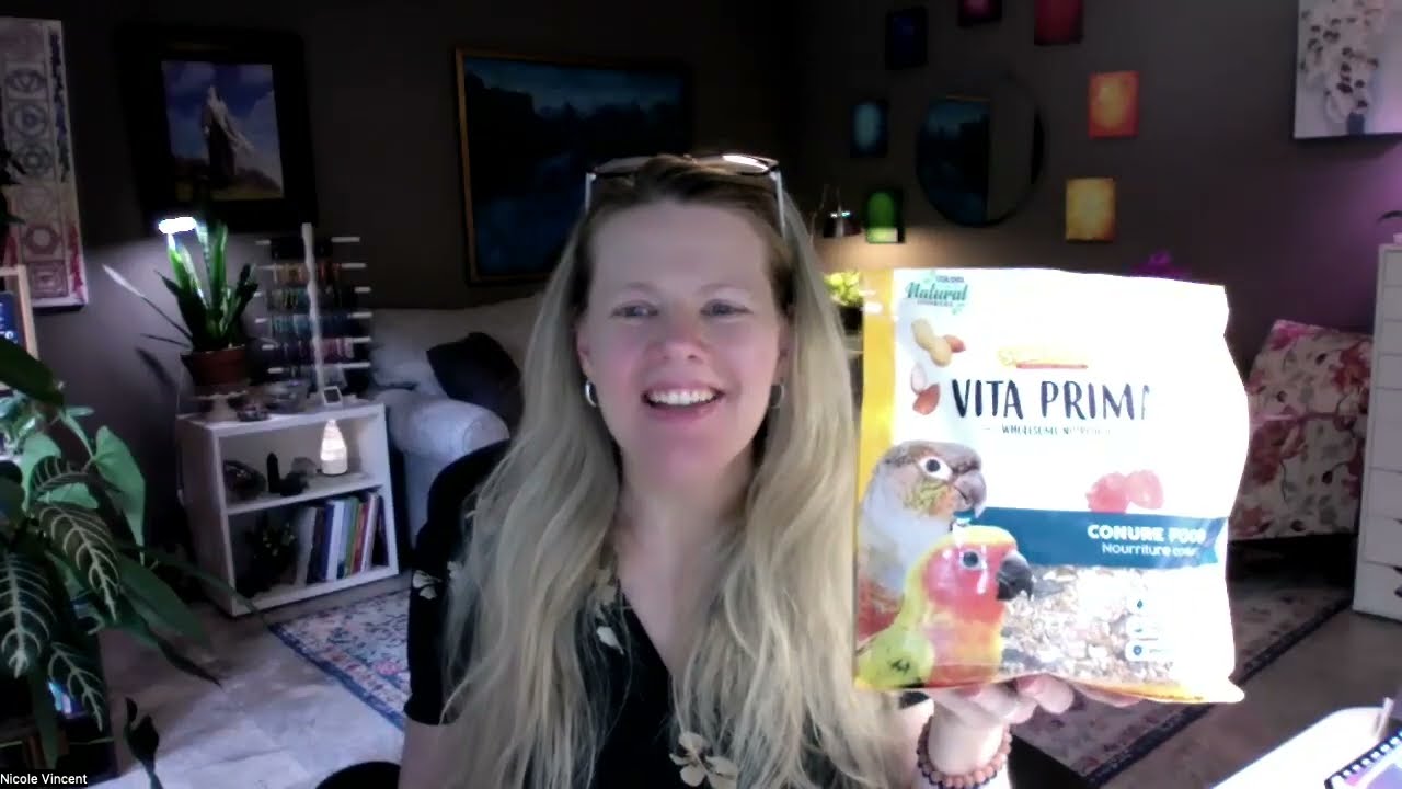 Vita Prima #conure seed mix review #birdmom