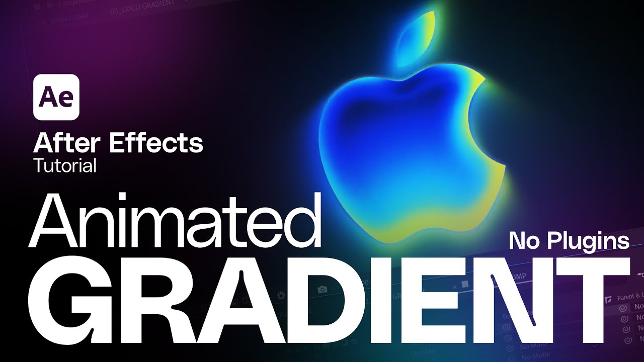 Animated Gradient Logo in Apple Style - After Effects Tutorial Inspired by Apple Event 2025