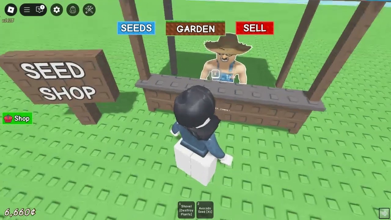 One day, I Gameplay Started Roblox Grow a Garden Highlights update here?!