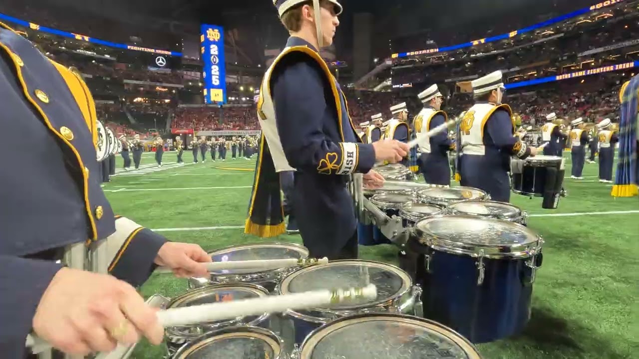 Notre Dame Tenor Cam - National Championship Pregame 2025