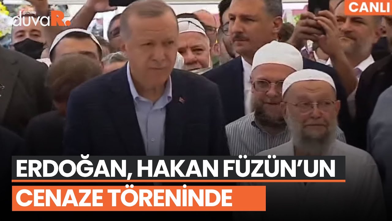 Erdoğan, Hakan Füzün için düzenlenen cenaze töreninde konuşuyor #CANLI