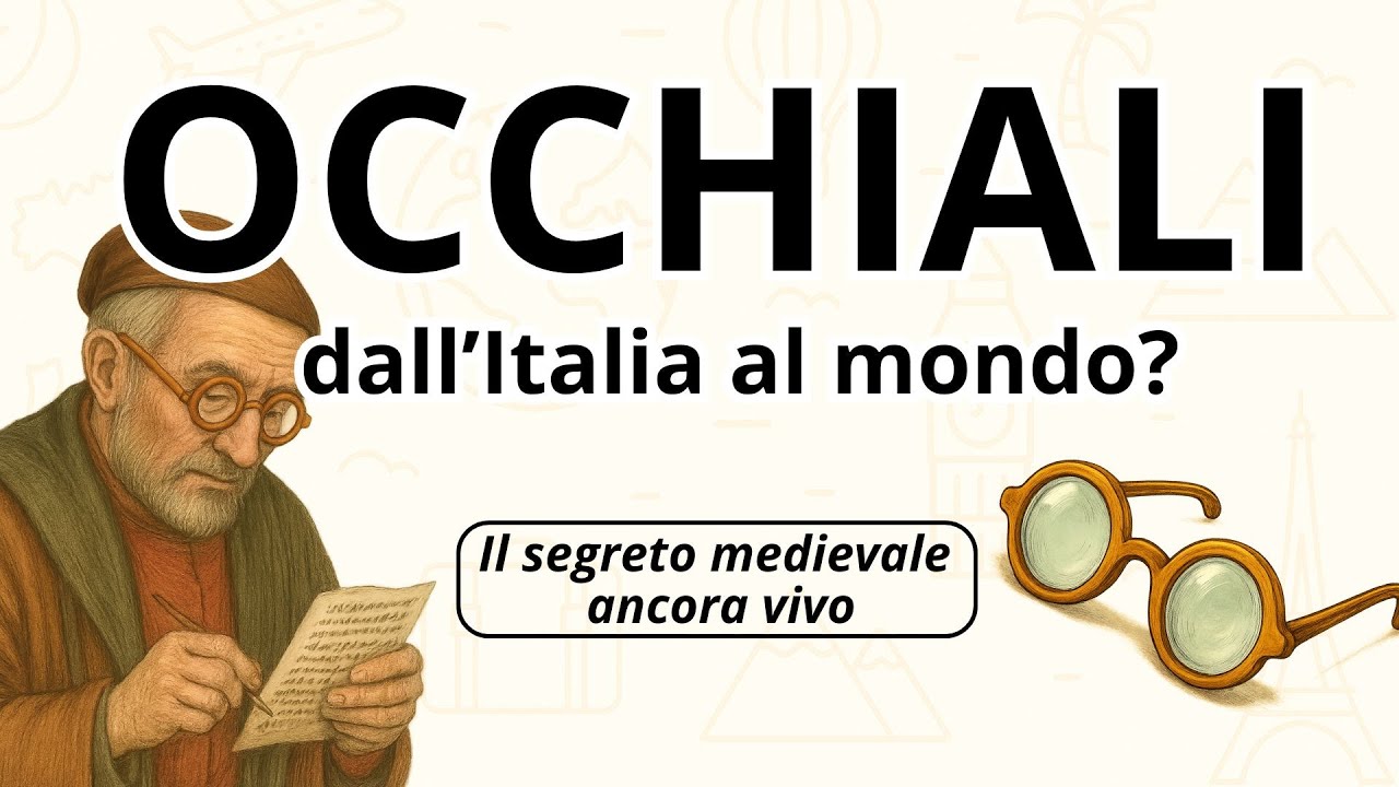 Gli occhiali: l’invenzione italiana che Cambiò il Mondo 👓🌍 | Italiano Facile | Learn Italian